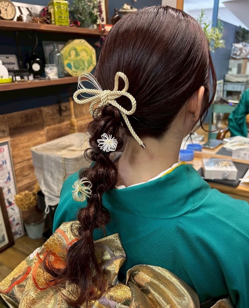 着付け＆ヘアセット - 成人式・水引き飾り